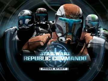 Star Wars Republic Commando (USA) screen shot title